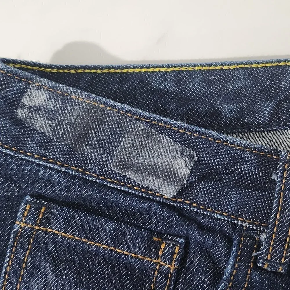 Dickies Womens Straight Leg Jeans Size 14RG Blue Denim Pants Casual